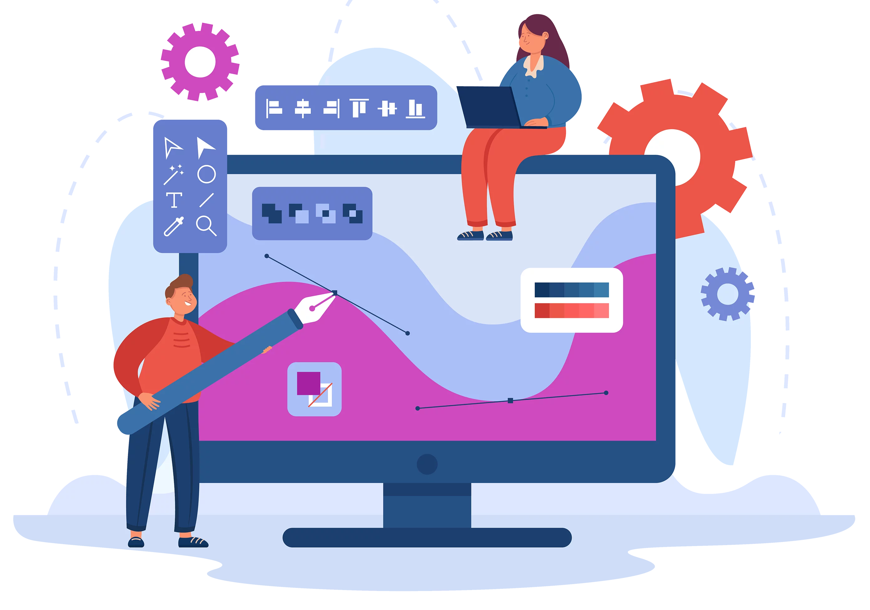 GRAPHIC DESIGN FOOTER